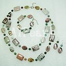 Wholesale Set Jewelry-indian agate gem set