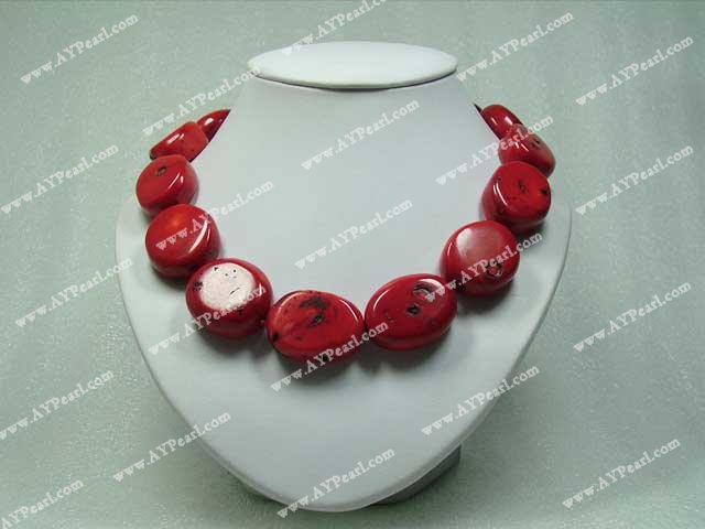coral necklace