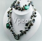 Wholesale Set Jewelry-agate shell pearl crystal set