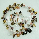 Wholesale Set Jewelry-tiger eye citrine shell pearl set