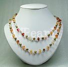 Wholesale agate pearl necklace