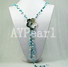 Wholesale turquoise shell necklace