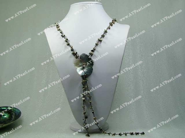 stone shell necklace