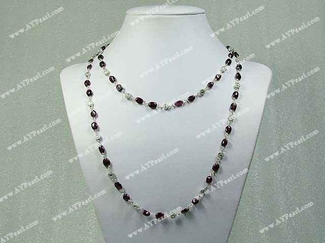 garnet necklace