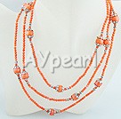 coral necklace