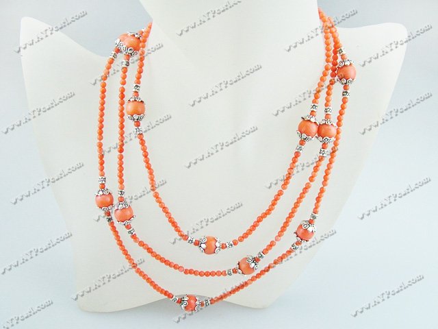 coral necklace