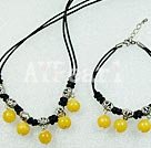yellow jade set