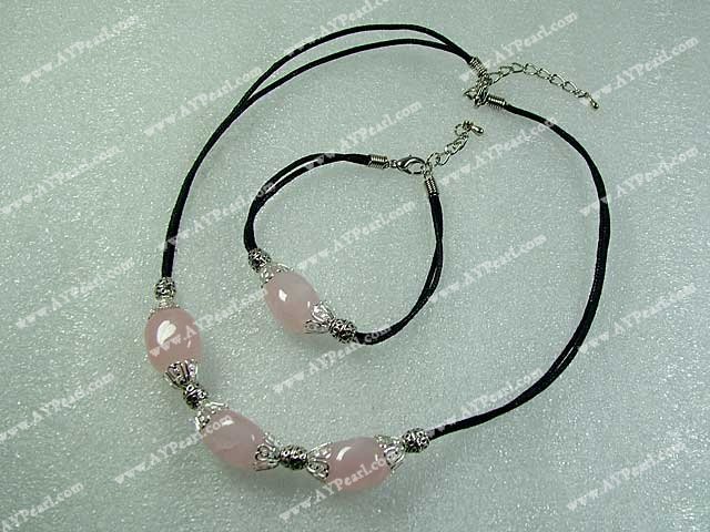 rose quartz set