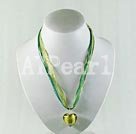 Wholesale colored glazed necklace