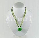 Wholesale colored glazed necklace