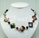 agate stone necklace
