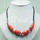 coral necklace