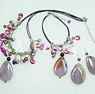 agate pearl set