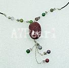 indian agat halsband
