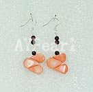 coral earrings