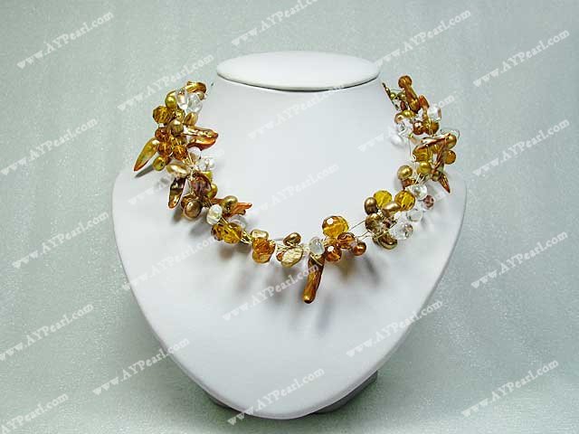 collier en cristal de perle