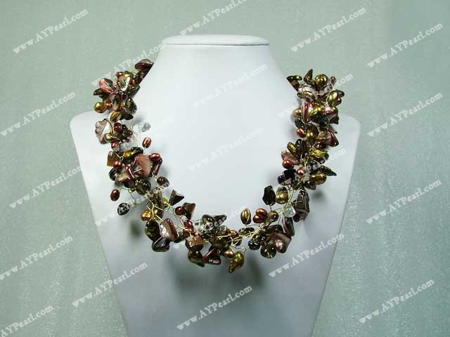 collier de perles de mode