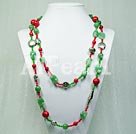 aventurine blood stone necklce