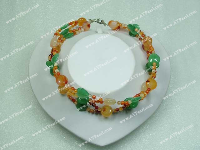 Aventurin agat halsband