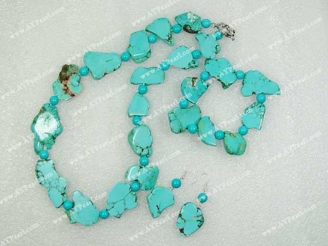 blue turquoise set