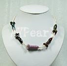 pearl agate necklace