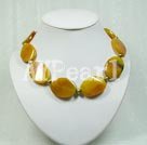 pearl agate necklace