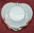 Wholesale agate pearl necklace