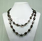 smoky quartz necklace