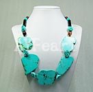 Wholesale agate turquoise necklace