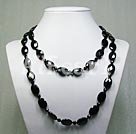 black crystal necklace