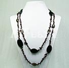 garnet agate necklace