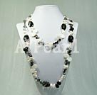 pearl crystal necklace