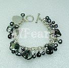 pearl crystal shell bracelet