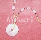 Wholesale rose quartz necklace