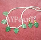 Wholesale pearl aventurine set