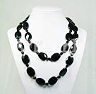 black crystal necklace