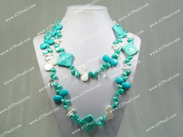 turquoise pearl necklace