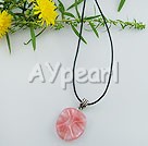 cherry quartz necklace