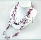 perle shell krystall kjede