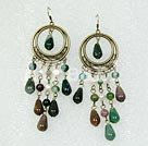 Wholesale Gemstone Earrings-indian agate earring