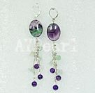 Wholesale Gemstone Earrings-Fluorite earring