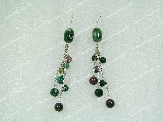 indian agate earring