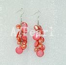 Wholesale pearl shell earrings