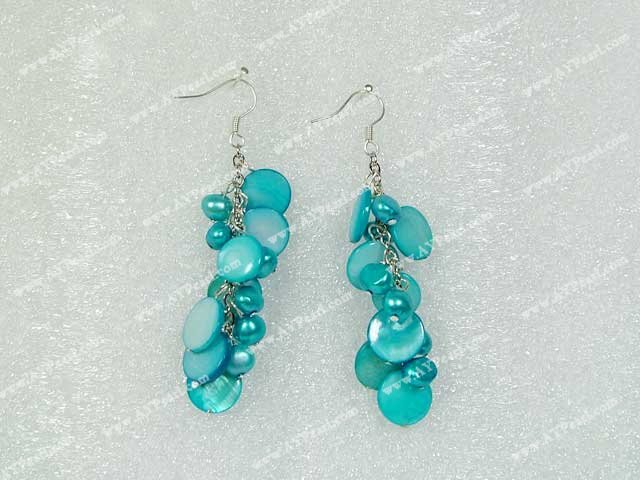 Boucles d'oreilles nacre