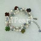 pearl agate bracelet