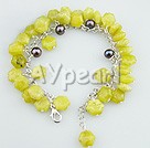 olive jade pearl bracelet