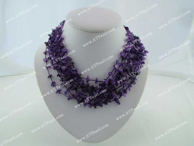 Wholesale Crystal Jewelry-amethyst necklace