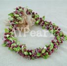 pearl crystal necklace