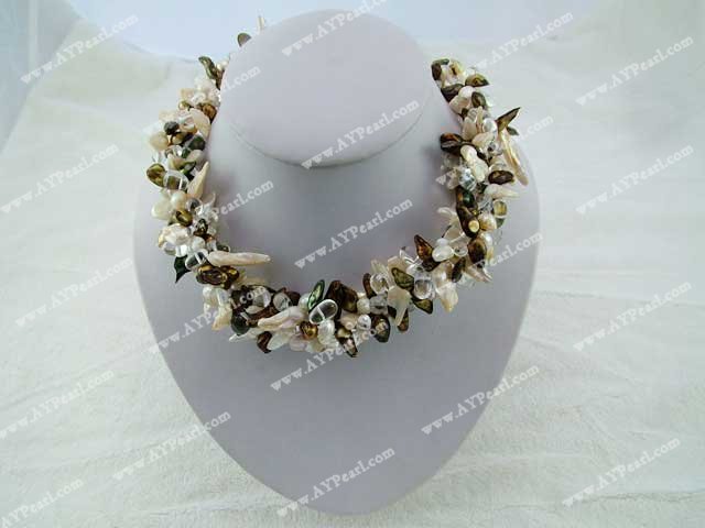 Pearl Crystal Necklace