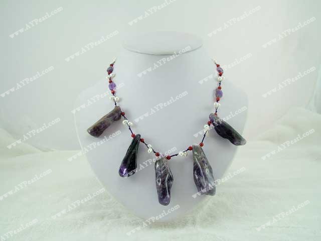 pearl amethyst necklace